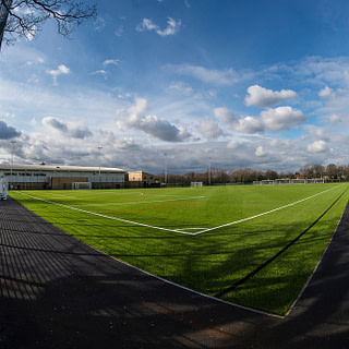 pitch surrounds, Peter May sports centre, full construction, commercial use, synthetic, artificial, hybrid, natural