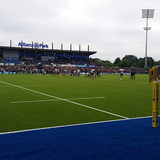 blue pitch, Saracens, rugby, turf, pitch, union, league, world rugby