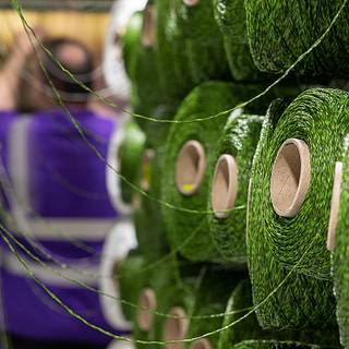 artificial grass synthetic turf factory yarn