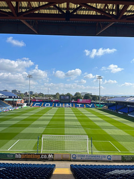 view of edgeley park from the stands