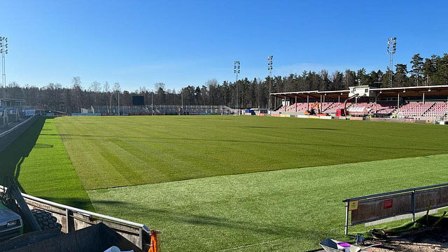 Iconic stadium pitch in Sweden reconstructed, through the one-stop-shop, SISPitches