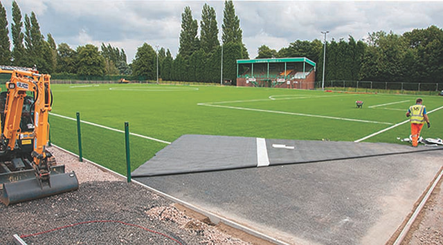 BEDWORTH UNITED’S 3G LEGACY, The greenbacks, SIS Pitches, synthetic turf, artificial pitch, EvoStik Southern Premier League, installation