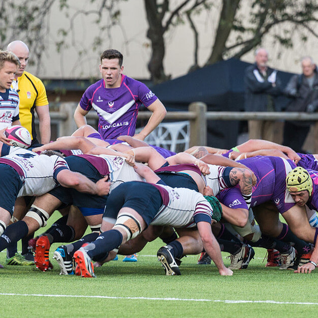 Synthetic, sisturf, grass, artificial pitch, field, Loughborough University, scrum