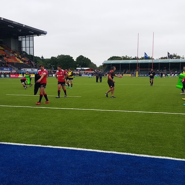 SIS PItches, Allianz Park, heaviest synthetic pitch, artificial turf, rugby pitch, recycled infill, coloured turf, blue synthetic