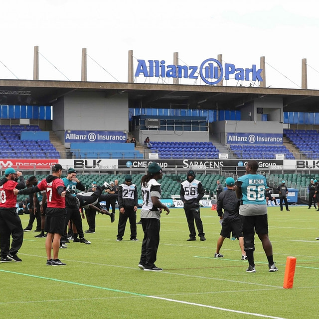 Jacksonville Jaguars, Indianapolis Colts, Allianz Park, Saracens home, SISTurf, synthetic pitch, artificial turf