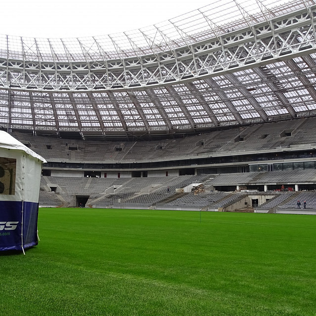 Ilyas Kobal, SIS Pitches eastern europe, Luzhniki Stadium in Moscow, the venue for the 2018 World Cup Final