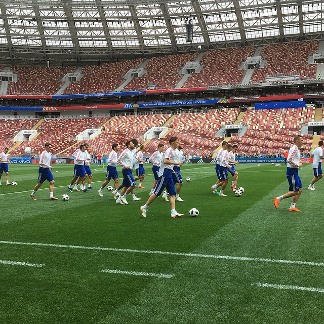 SISGrass hybrid pitch Luzhniki World Cup 2018