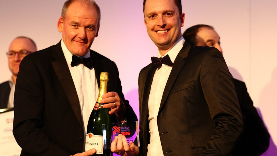 Award for Excellence at the SAPCA 20th Anniversary Awards Evening, Manchester University, Hockey pitch, rugby pitch, synthetic turf, artificial grass