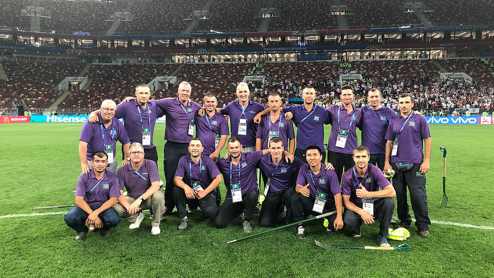 World Cup Luzhniki Hybrid Pitch Grass