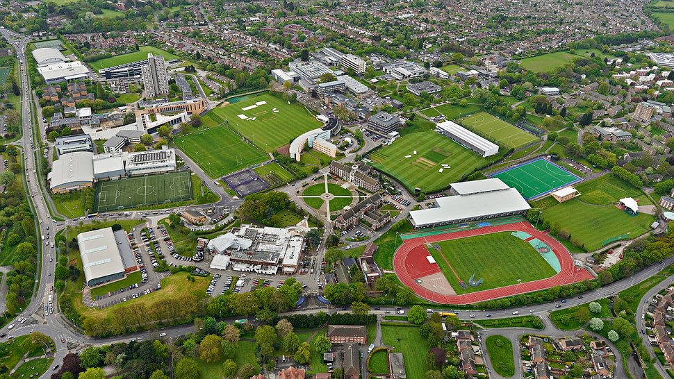 Loughborough University Campus Aerial Views SIS Pitches