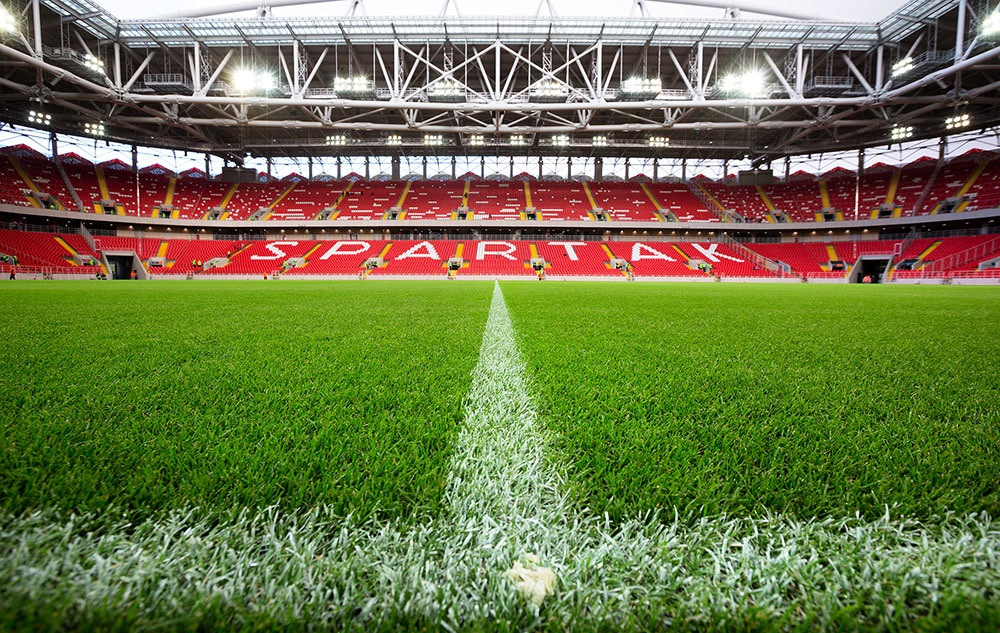 Newly-built home ground of Spartak Moscow