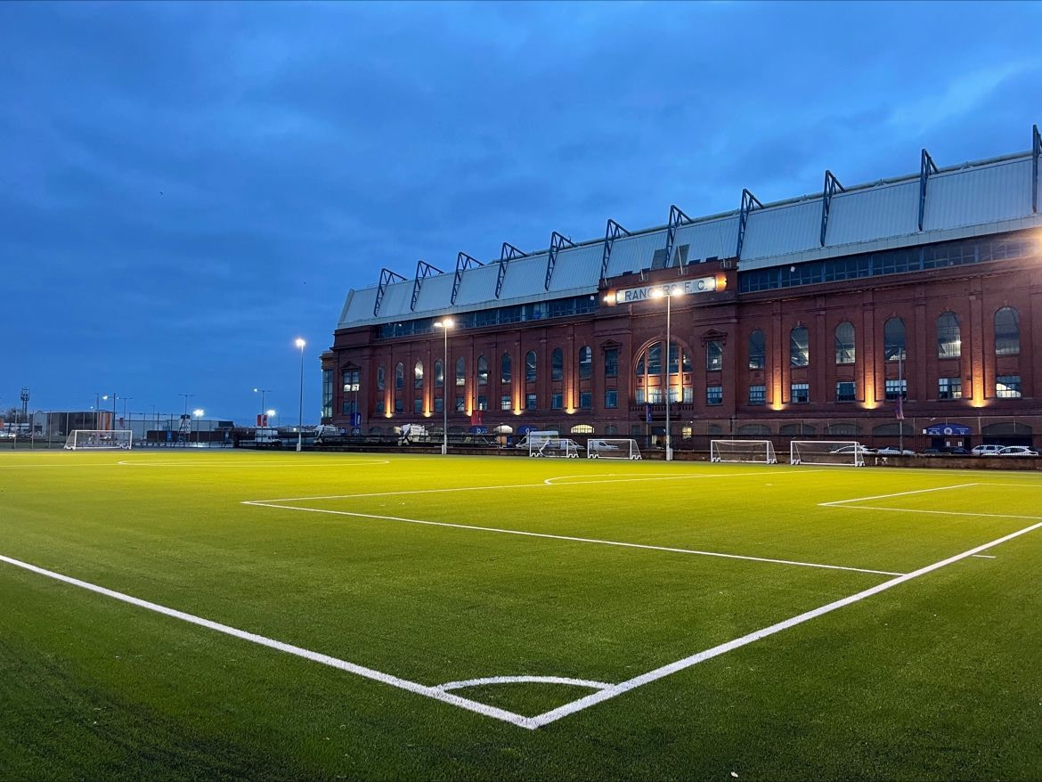 3g pitch outside of Rangers FC